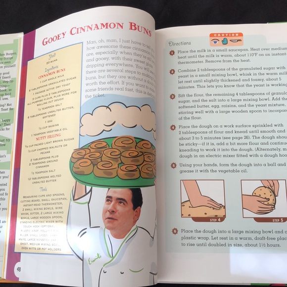 Emeril Lagasse kids cookbook and apron - Picture 5 of 6